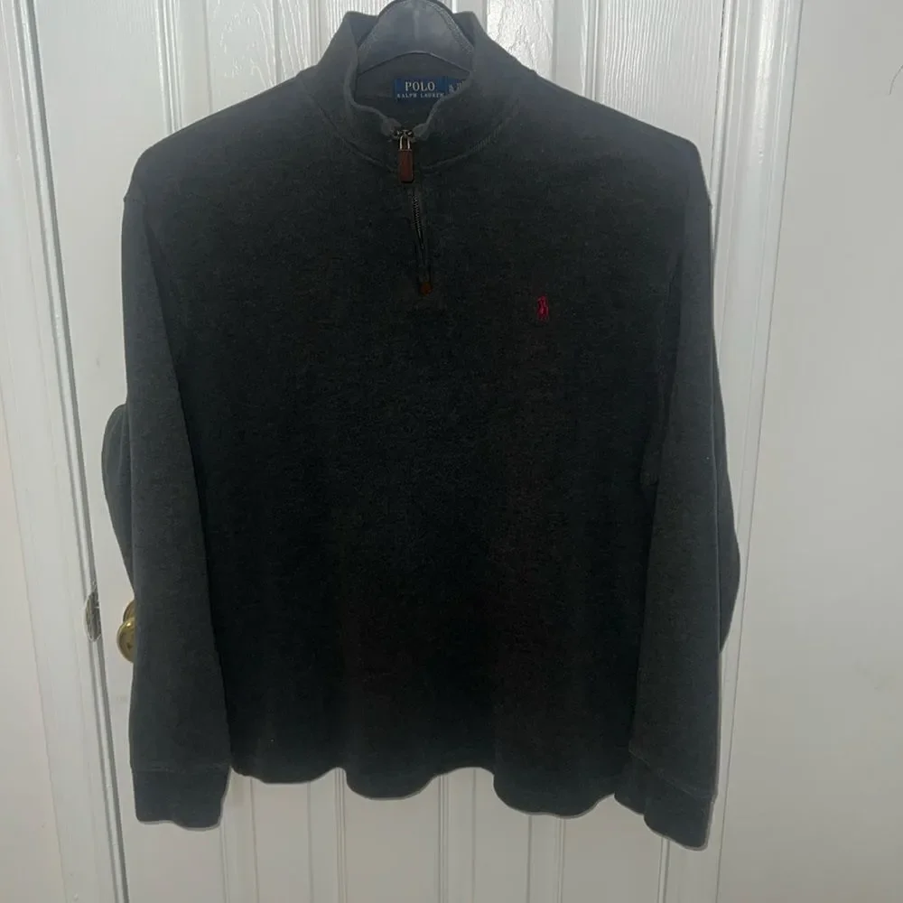 Polo Ralph Lauren sweater gray red